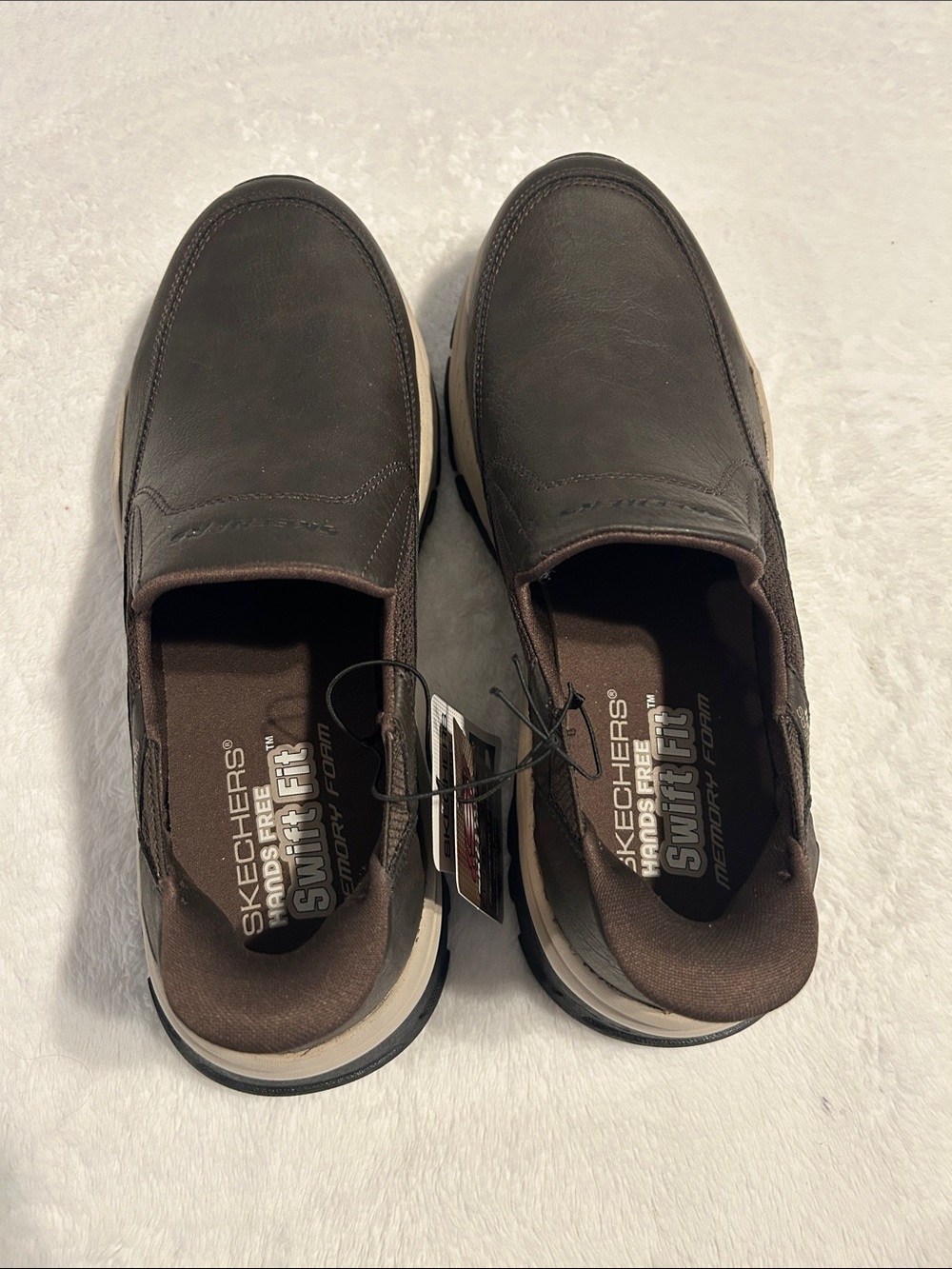 Skechers Men’s hands free swift fit Izaiah slip on Sneakers loafers SZ 11 - Picture 11 of 12